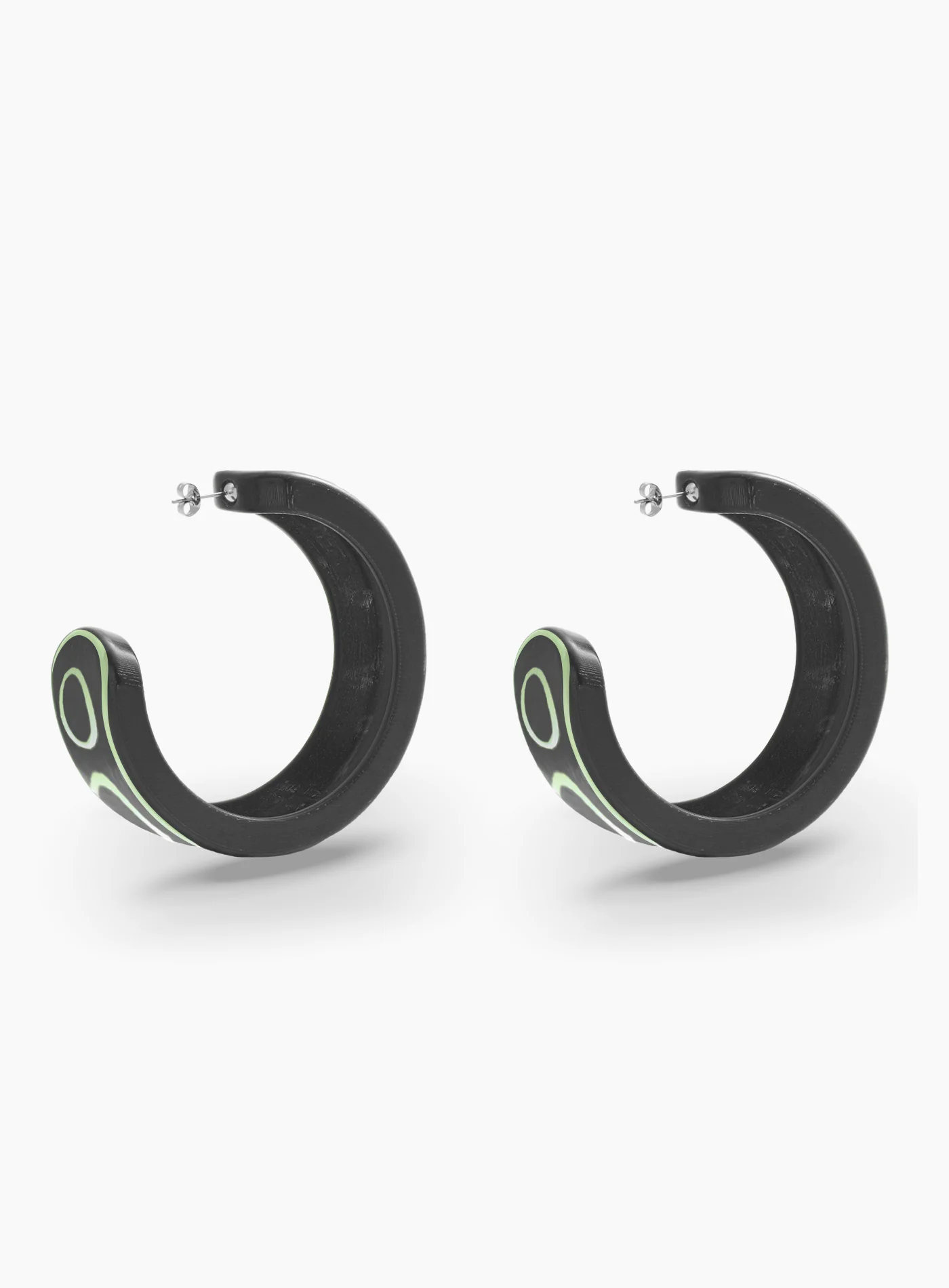 Black Velvet Emanem Earrings - Image 3