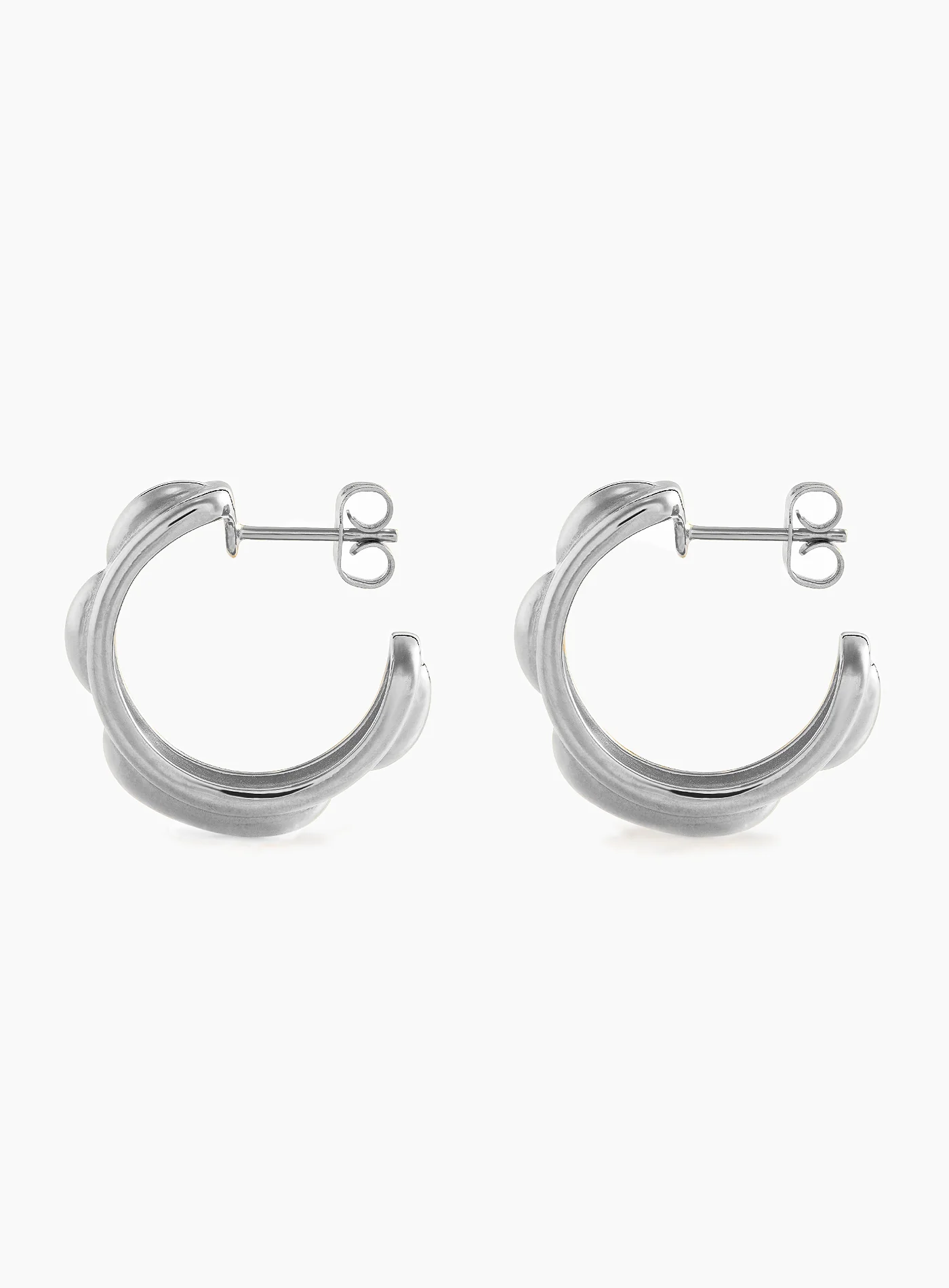 Better Alone Silver Earrings - Image 2
